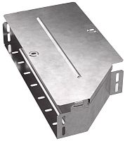 Переходник левый для лотка с крышкой Промрукав Стандарт 400х300х80 картинка